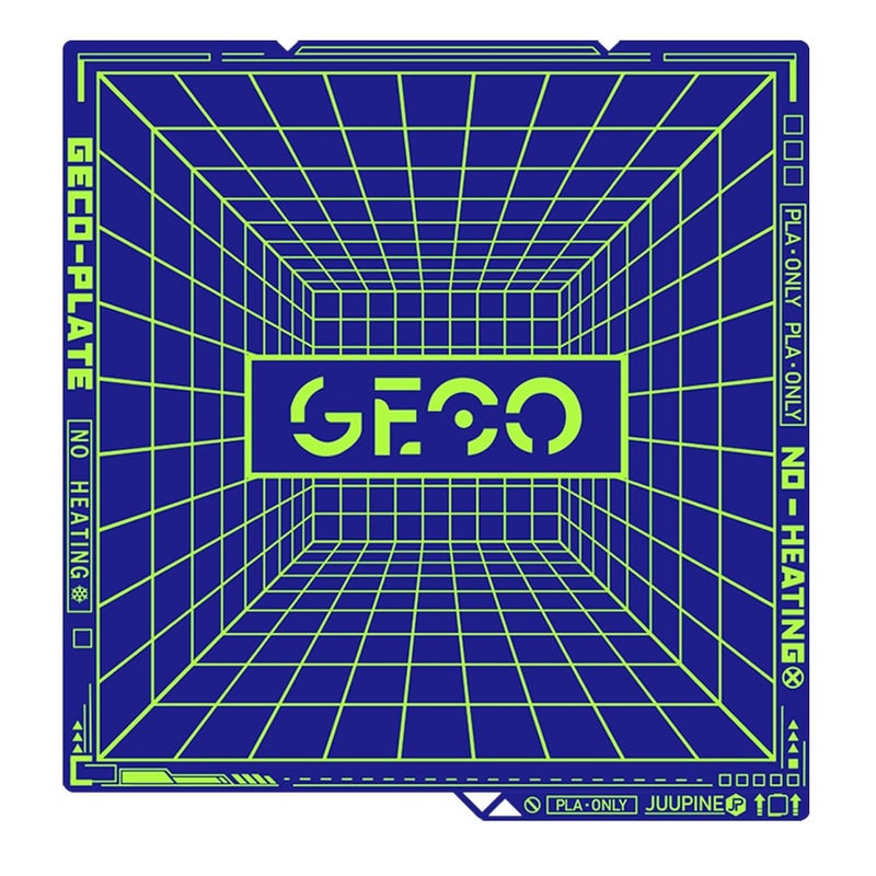 Wefuit Upgraded Kobra S1 Build Plate Geco Plate,264x276MM PLA Cold Printing Plate (No Heating) Energy Saving Room Temperature Printing Spring Steel Hot Bed for Anycubic Kobra S1 Combo/Kobra S1 ACE Pro. - Image 1